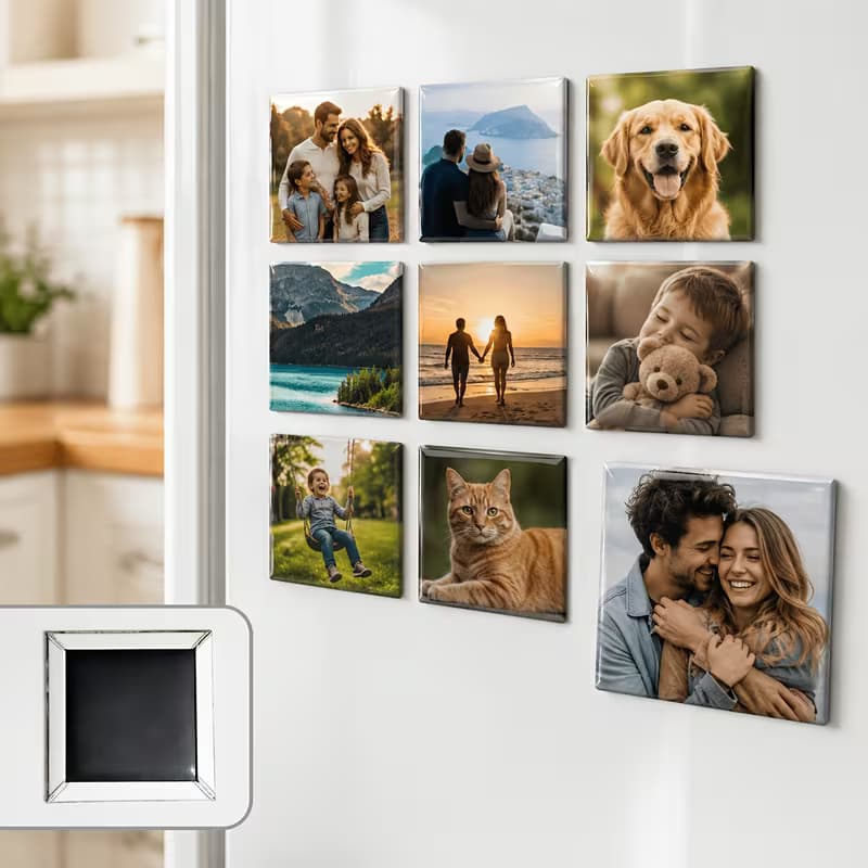 2x2” Square Custom Metal Magnets 3